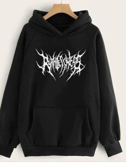 Saras Hoodie for Men and Women-Black color